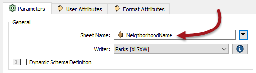 Feature Type Name shows attribute being used for the fanout